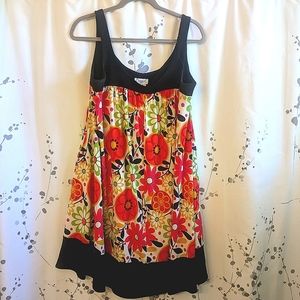 Maggie L Retro Floral Dress